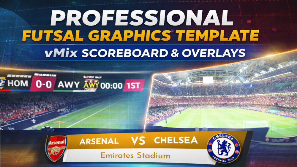 vMix – Futsal Graphics – Futsal Gogo