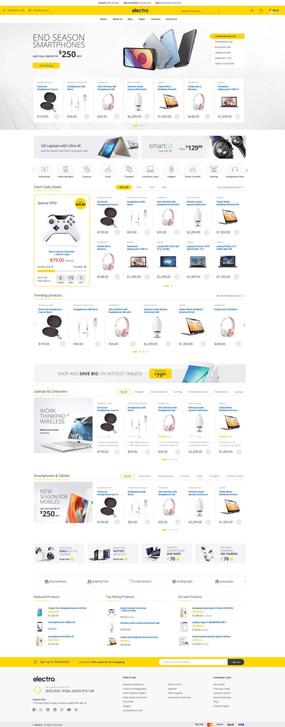 WordPress Themes v3.5.1 Electro - Image 7
