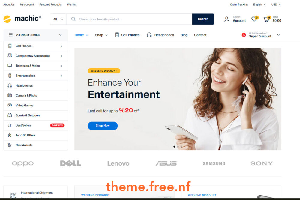 WordPress Themes v1.4.1 Machic