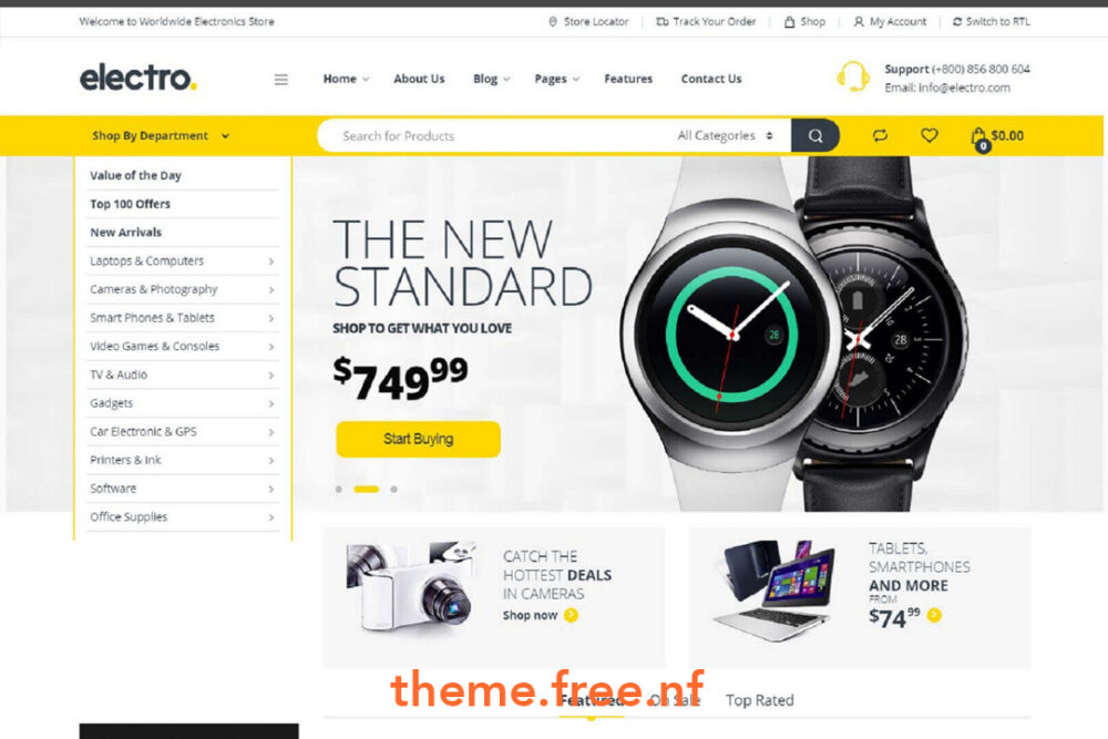 WordPress Themes v3.5.1 Electro